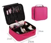 Women Professional Makeup Organizer Bag stor smink förvaringslåda Superhyllor264v