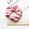 Sommar hår scrunchies hästsvans hållare för tjejer kvinnors stora hårband 11 färger chiffong blomma hår scrunchie slipsar tillbehör