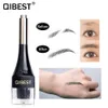 10st / mycket Qibest 3D Eyebrow Fiber Gel Falsk ögonbryn Förlängning Eyes Makeup Natural Eye Brow Tint Enhancer Cream Vattentäta pannor