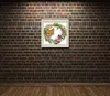 The fox and garland Handmade Cross Stitch Craft Tools Embroidery Needlework sets counted print on canvas DMC 14CT 11CT250l