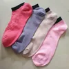 Pink Black Sports Socks Multicolor Ankle Socks Sports Cheerleaders Short Sock Girls Women Cotton Skateboard Sneaker Stockings