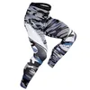 Nowa Projektant Legginsy Kompresyjne Mężczyźni Spodnie sportowe Skrzydło Szybkie Suche Trening Skinny Tight Mens Spodnie Camo Fitness Joggers Mężczyźni