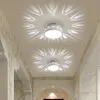 Simple Modern 3W LED Downlight Corridor Aisle Porch Spotlight Creative Balcony Round Acrylic Metal Ceiling Lights Dia15cm279I