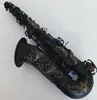 Saxophone Alto flambant neuf de haute qualité, plaqué argent, clé en or, embout de saxophone professionnel avec étui, expédition