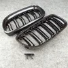 Front Body Kit Bumper Mesh Grill Grille Carbon Look för 3 Series E90 2008-2011 Glossy Black Racing Grilles Car Styling
