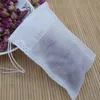 Teabags 5.5 x 7CM Empty Drawstring Tea Bags Heal Seal Filter Paper for Herb Loose Tea 2500pcs