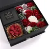 Valentinstag-Duftseife, künstliche Rose, badbare Engelsrose, Geschenkbox, Hochzeit, Geburtstag, Freundin, romantisch, duftende Blütenblätter, Blumen C257w