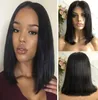 Bob Cut 13x4 Lace Frontal Wigs 10A Grade Chinese Virgin Remy Human Hair Natural Color Full Lace Wig Fast Express Delivery