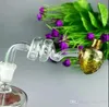 Le pot en verre en spirale fraise gros bangs tuyaux de brûleur à mazout conduites d'eau tuyaux en verre plates-formes pétrolières fumer, livraison gratuite