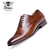 Desai merk full graan lederen zakenmannen jurk schoenen retro lakleder Oxford schoenen voor mannen maat EU 38-47