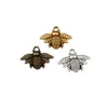 Pulseras de encanto 150 piezas/aleación de lote encantadores colgantes de encantos de abejas para joyas que hacen hallazgos del collar de la pulsera 16x20 mm A-23