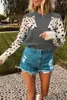 Winter Womens Gebreide lange mouw Trui Tops Casual Knit Losse Jumper Pullover Dames Cartoon Animal Pattern Sweater1