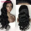 Pruiken Braziliaanse pruiken van echt haar voor zwarte vrouwen Natuurlijke haarlijn Body Wave Pruik van echt haar met kanten voorkant en babyhaar