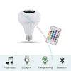 LEDスマート電球ブルートゥースの電球スピーカー色音楽、ワイヤレスオーディオスピーカーライトの明確で大声での電球同期を変える
