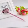 Papeterie créative mode nouveauté stylo à bille en forme de coeur étudiant cadeau prix fournitures d'écriture fournitures de bureau papeterie stylo à bille