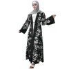 2019 ISHOWTIENDA marque été musulman vêtements femmes musulmanes longue Maxi Robe Robe Abaya islamique fleur dubaï Cardigan Ramadan S-2XL