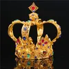 Królewska królowa król tiaras crown men okrągły diadem nałas ślubny i korony