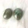 Natural Green Moonstone مصقول النخيل الحجري النخيل للأحجار الكريمة لزخرفة هدية الحفلات 1PC1571270