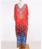 Sarongs Summer's Hit Polyester Women's Beach Wear Digital Printed Long Kaftan Lace Dress1