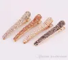 S150 Europe Fashion Jewelry Women's Rhinestone Hairpin Hair Clip Dukbill مسنن الشعر مقطع Bobby Pin Lady Barrette