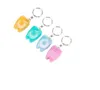 خيط الهدايا Keychain Favor Favor Dental Giveaways Mini Dental Floss مع شكل سن الأسنان مربع 15 متر 16 ياردة EEA1102-1-2