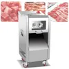 Komercyjna maszyna do cięcia mięsa ze stali nierdzewnej 220 kg / h Podwójne nacięcie Meat Slicer Maszyna Cut Meat Shredded / Didered Machine