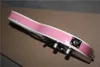 Specialpris semi-ihålig rosa elektrisk gitarrkropp med kroppsbindning, vit pickguard, kan anpassas som förfrågan