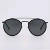 Toda la moda Hombres Retro Gafas de sol redondas Mujeres clásico piloto deporte HD uv400 gafas de sol de metal gradiente gran calidad Conducción G2601134