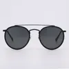 excellent quality fashion sunglasses metal Round glass lens Double Bridge sunglass rainess ban raybanliness women men uv400 protection sun glasses 2024 Y6TA Y6TA