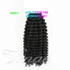 Extensies Op maat Geen verlies Birmese Virgin Clip Ins Yaki Losse Golf Natuurlijk Zwart Krullend 120g 140g 160g Clip in Human Hair Extensions