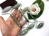 JD004 Strong Metal-welded Jade Roller Face Massager Anti Aging Therapy Premium Real 100% Natural Jade Stone Anti Wrinkle Skin Rejuvenate