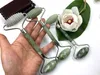 JD004 Strong Metal-welded Jade Roller Face Massager Anti Aging Therapy Premium Real 100% Natural Jade Stone Anti Wrinkle Skin Rejuvenate