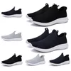 Luxury Fashion Women Men Running Skor Svart Vit Navy Blå Laceless Mens Trainer Slip On Sports Sneakers Hemlagad Märke Made In China