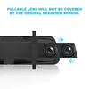 10 "Carte d'écran IPS DVR Miroir Dash Caméra Dash Cam Caméra de voiture Dual Lentille Caméra de voiture Full HD Enregistreur de lecteur Flux Rétroviseur