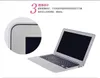 Mochila macbook laptop netbook fosco fosco emborrachado frontal + traseiro capa rígida para pc para 11.6 air 13 13.3 15.4 pro retina
