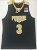 Herren #15 Zach Edey Basketball -Trikot Purdue Boilermaker #3 C.edwards Eblack #23 Jaden Ivey White Shatting NCAA College Basketball Trikots Retro White Black Stitched