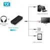 5.0 Récepteurs émetteurs Bluetooth avec bouton de contrôle du volume Adaptateur audio sans fil 2 en 1 3,5 mm AUX pour voiture TV PC TX8 commodité