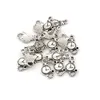 500Pcs/Lots Antique Silver Single-Sided Design Quartz Clock Alloy Charm Pendants For Jewelry Making, Pendants, Necklace And Bracelet 8.5 x16mm A-604