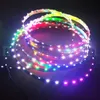 5V WS2812B IC LED пиксель гибкий полоса легкая лента 3535 5050 4020 SMD RGB Magic Full Color Meating Chasing индивидуальный адресный программируемый IP30 не водонепроницаемый