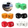 1 paio Fuzzy Dice Dots Specchietto retrovisore Gancio Decorazione Car Styling Accessorie