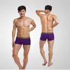 Fashion-Men Health Care Sexy Boxer Shorts Underkläder Trend Röd Lila Modal Patchwork Magnet Attraction Brave Strong Energy Ryssland Male