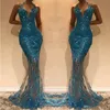 Sparkly Sequins Mermaid Gelinlik Modelleri Uzun 2019 Seksi Halter Boyun Hunter Pageant Elbise See Through Trompet Akşam Parti Törenlerinde de ...