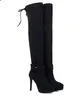 Plus Size 32 33 do 42 do 46 Sexy Snake Grain Stiletto Heel Platform Over The Knee Udo High Boot wyposażone są w pudełko