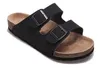 2020 new color HOT Brand Arizona Men Flat Heel Sandals Women Fashion Summer Beaches Casual Footware With Buckle Genuine Leather Slipper wholesale