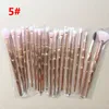 Sminkborstar 20st 3D Dazzle Glitter Foundation Powder MakeupBrushe Professionell Makeup Brush Set Blush Eye Shadow MakeupBrush