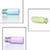 Ciondolo bottiglia roll-on da 5 ml, perla lucente, colore, rollon, bottiglia con sfera in metallo, olio essenziale, profumo liquido, portachiavi