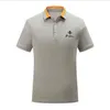 Летняя рубашка Men Casual Cotton Solid Color Poloshirt Мужская дышащий Tee Shirt Golf одежда для тенниса Новые