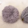 Cappello Beanie con palla carina rimovibile Berretti invernali lavorati a maglia da donna Ragazze Elastico Taglia libera 6 colori Inverno caldo VT0514