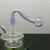 Rökande rör Bongs Tillverkar handblåsta vattenpipa varma säljer lila glaspanna och tobakstillbehör