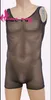 Mens Sexy Corsets Teddies Bodysuits Lingerie Sexy Leotards Men's Jumpsuit See through Lace Gauze Undershirts Gay Sheer Shapers Men Bodysuits